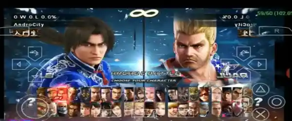 Tekken 7 PPSSPP MOD iso Zip file