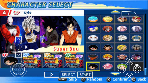 Super Dragon Ball heroes big bang mission 2 PPSSPP