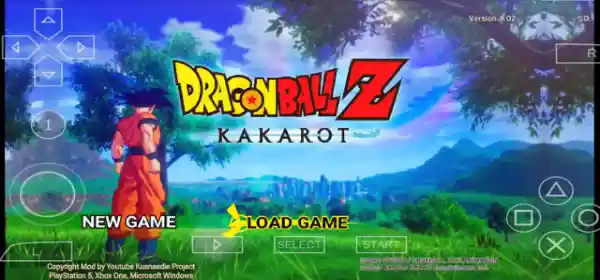 Dragon Ball Z Kakarot PPSSPP iso zip file download for android/ios