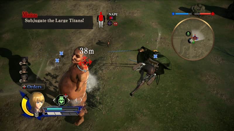 Attack on Titan Wings of Freedom PPSSPP