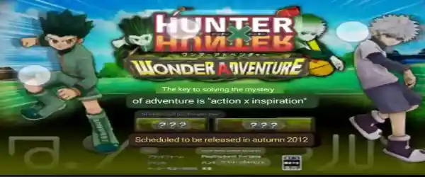 Hunter X Hunter PPSSPP Zip File (English) Highly Compressed download