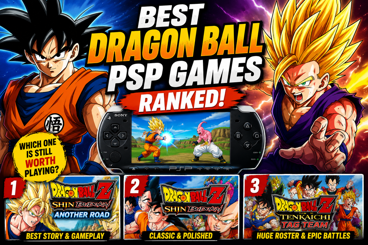 Best Dragon Ball PSP Games Ranked (2026) – Which One Is Still Worth Playing Today?